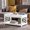 Alaterre Furniture Coventry 36"W Wood Coffee Table ANCT14WH